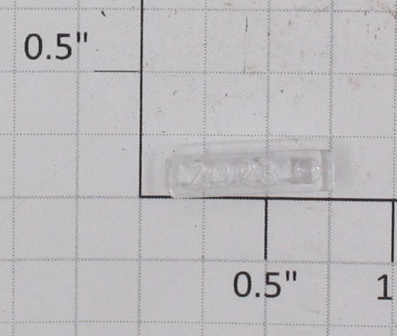 Lionel 2023-11 Right Hand Clear Raised Number Board Marker Lens