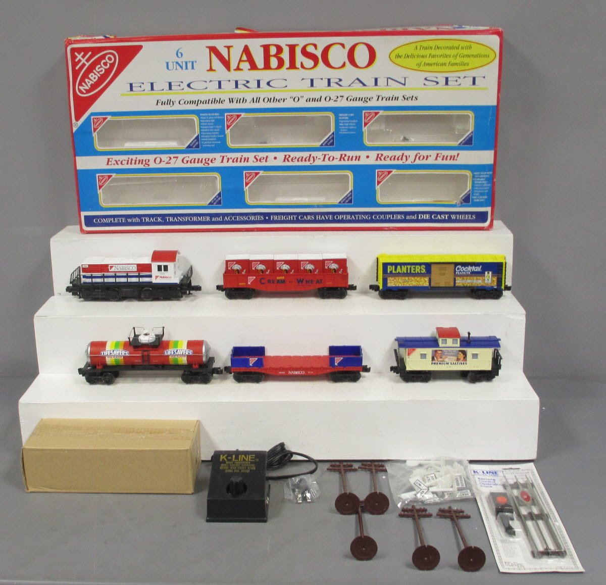 K-Line K1522 Nabisco O Gauge Diesel Freight Train Set LN/Box