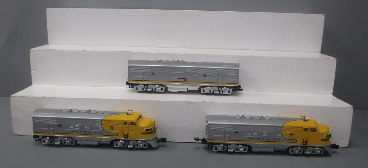 MTH 30-2762-1E Santa Fe F3 ABA Diesel Passenger Set with PS 2.0 (Set of 3) LN/Box