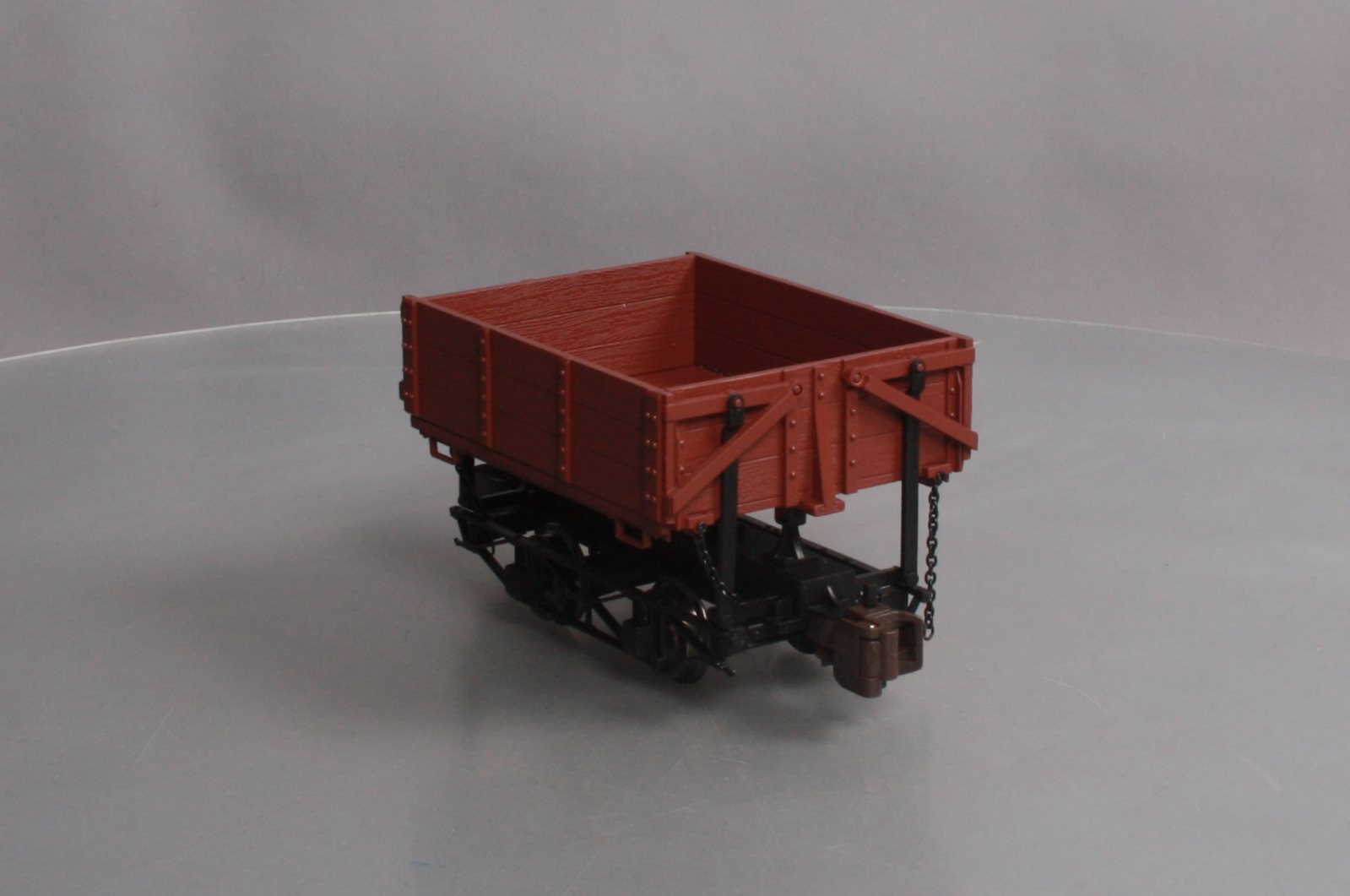 Bachmann 92502 G Scale Brown Side Dump Car LN/Box