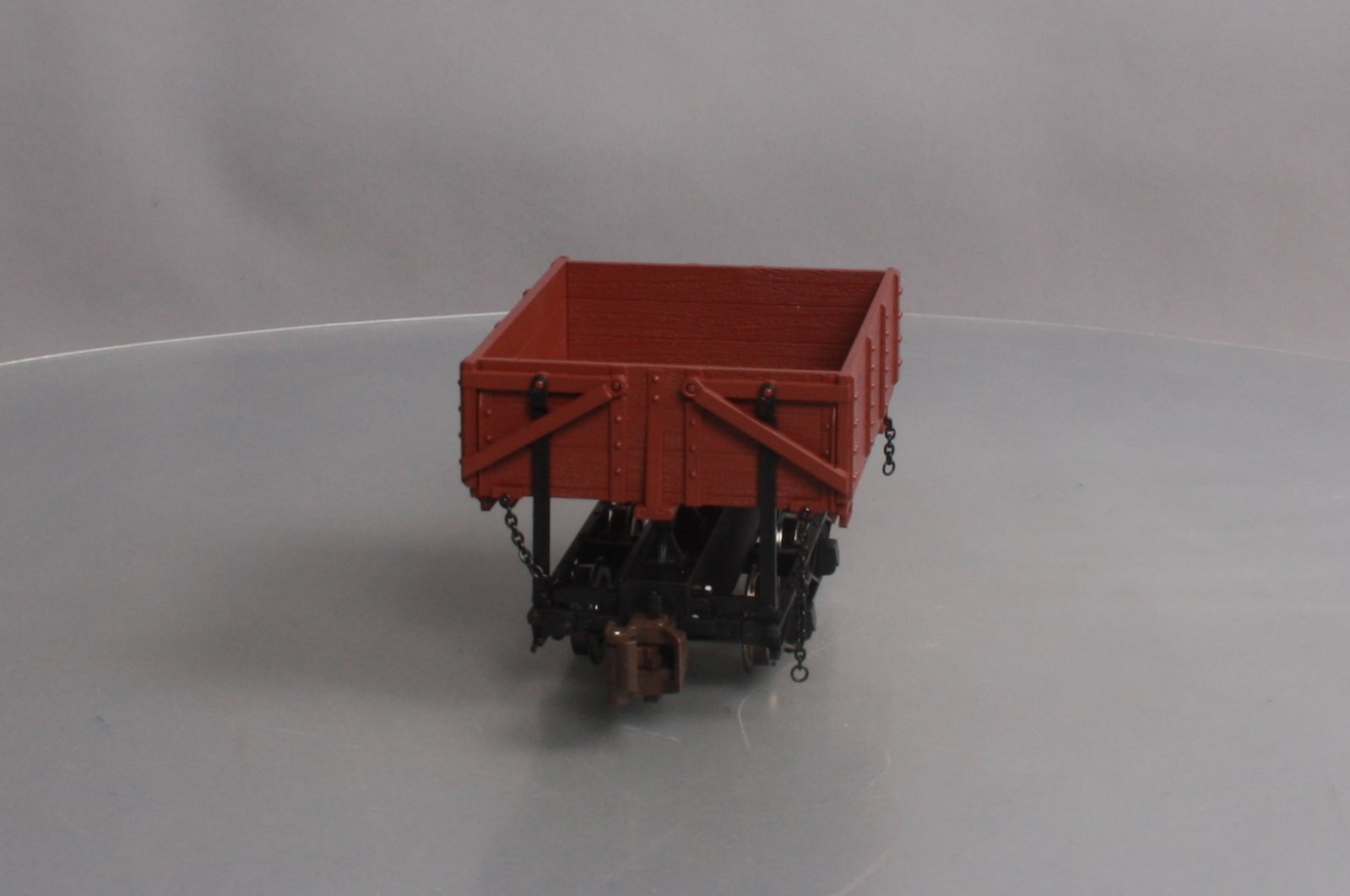 Bachmann 92502 G Scale Brown Side Dump Car LN/Box