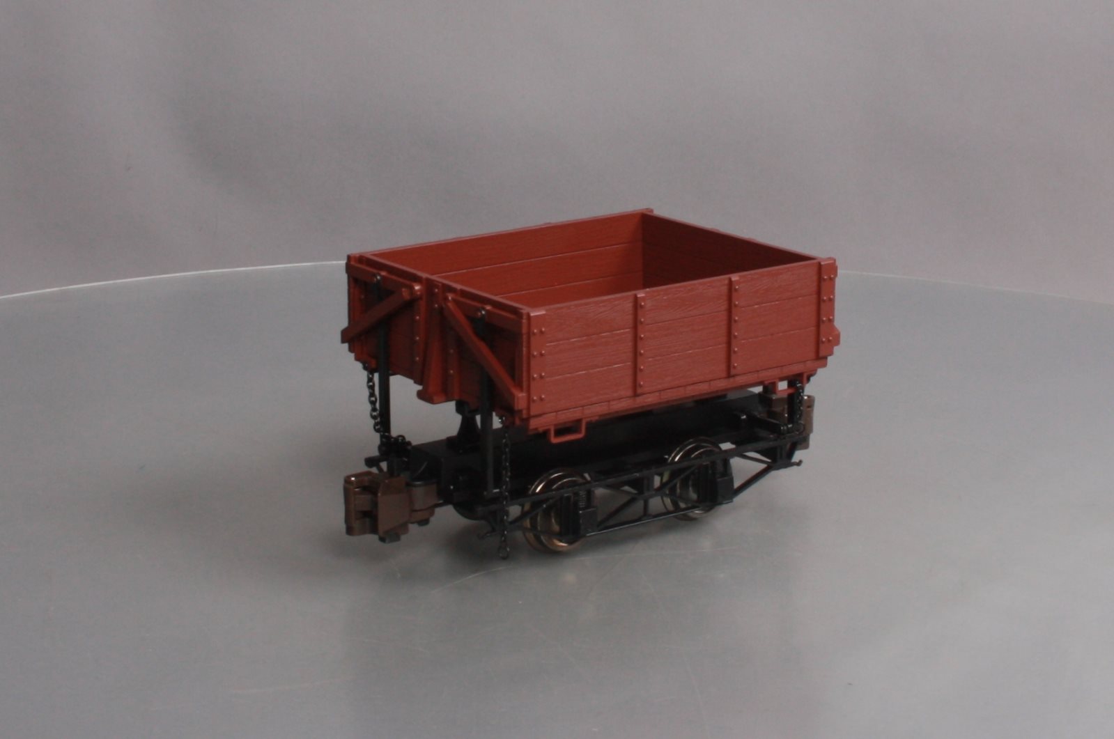 Bachmann 92502 G Scale Brown Side Dump Car LN/Box
