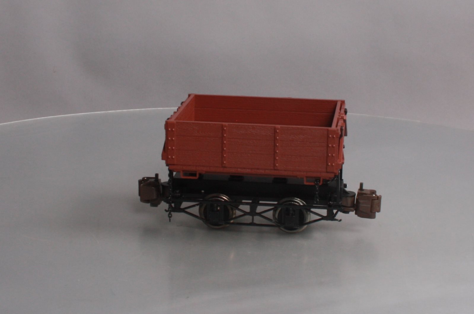 Bachmann 92502 G Scale Brown Side Dump Car LN/Box