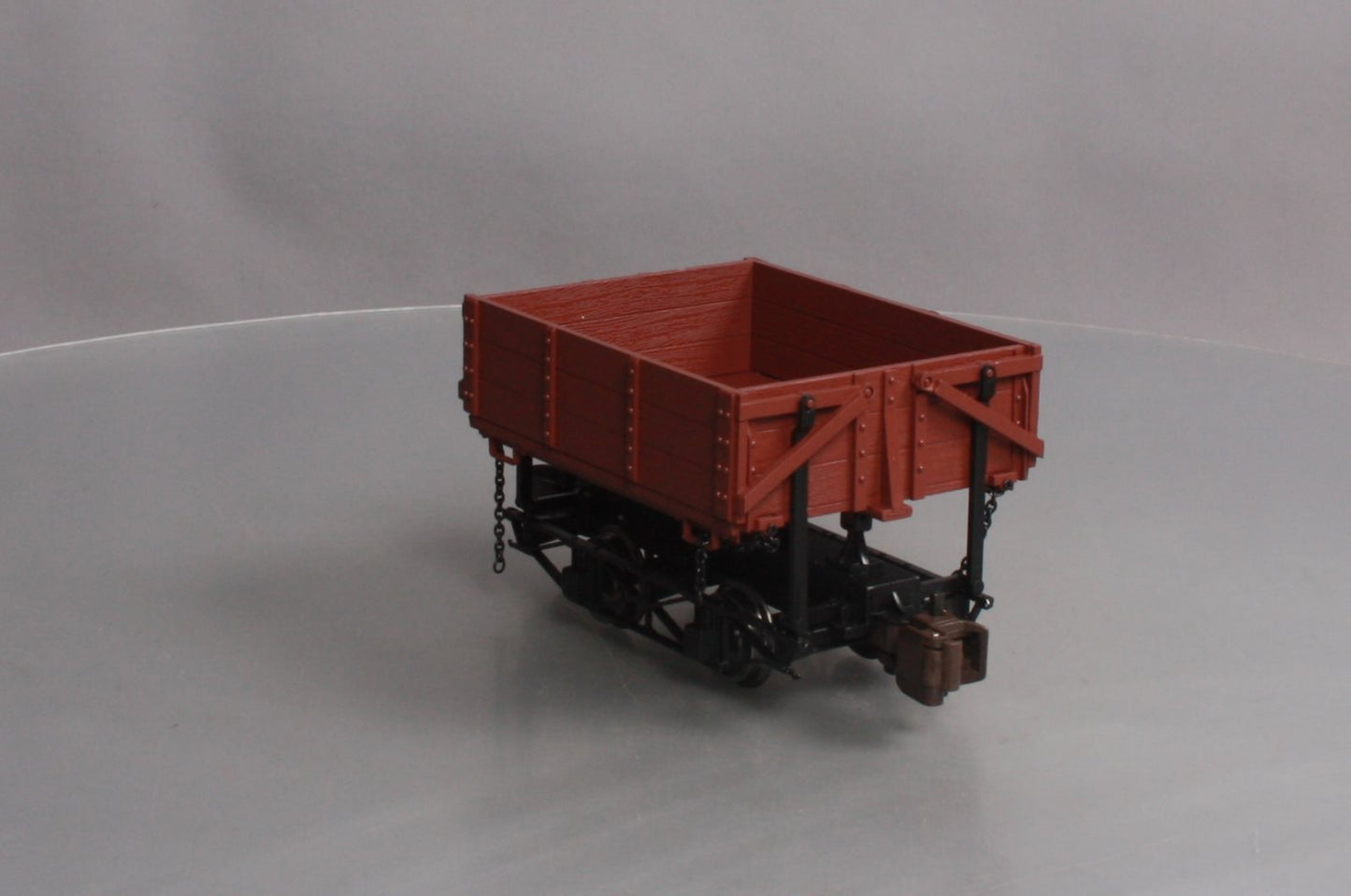 Bachmann 92502 G Scale Brown Side Dump Car LN/Box