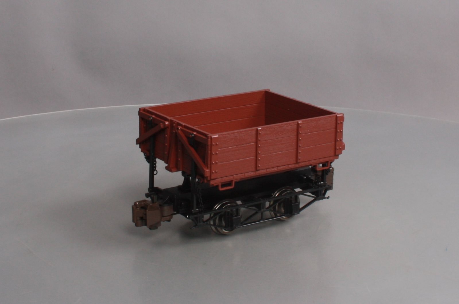 Bachmann 92502 G Scale Brown Side Dump Car LN/Box