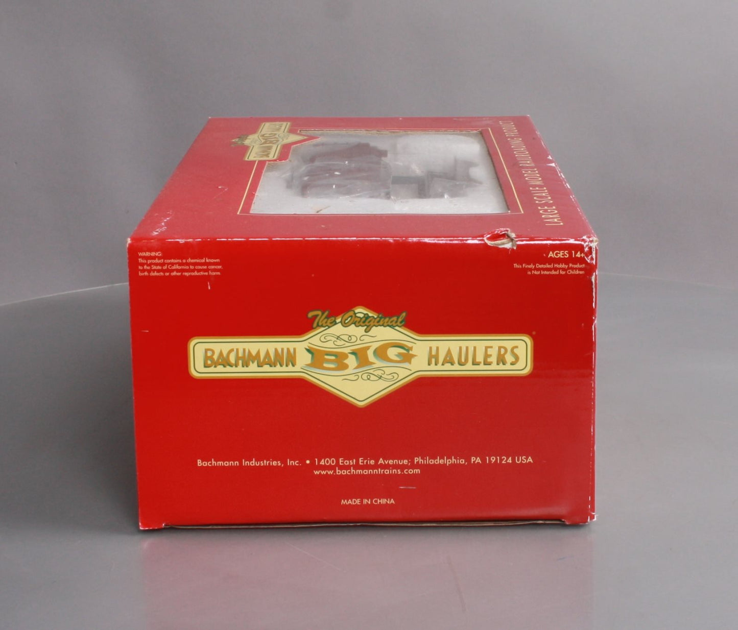 Bachmann 92502 G Scale Brown Side Dump Car LN/Box