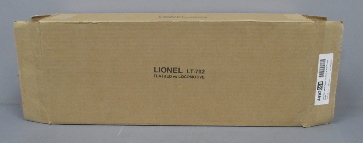 Lionel TMT-18416 LT-702 Lionel Lines Flatbed Toy Truck with Diesel Locomotive LN/Box