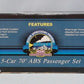 MTH 20-80003C O Gauge New Haven 70' Streamlined Passenger 5-Car Set LN/Box