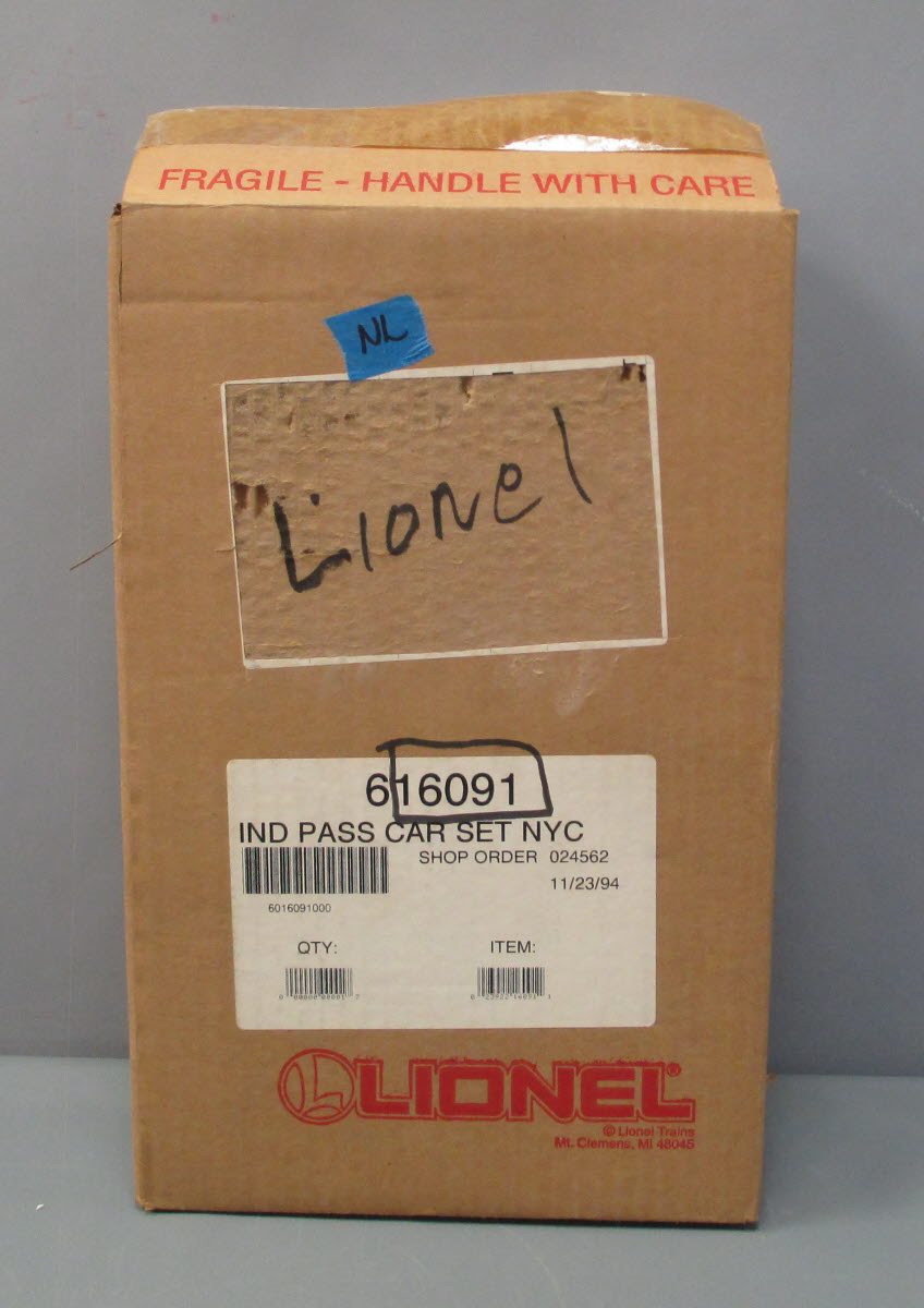 Lionel 6-16091 O Gauge New York Central Passenger Car Set NIB