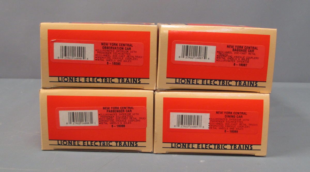 Lionel 6-16091 O Gauge New York Central Passenger Car Set NIB