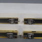 MTH 30-6707 O PRR 60' 18K Gold Plated Aluminum Passenger Car Set (Set of 4) EX/Box
