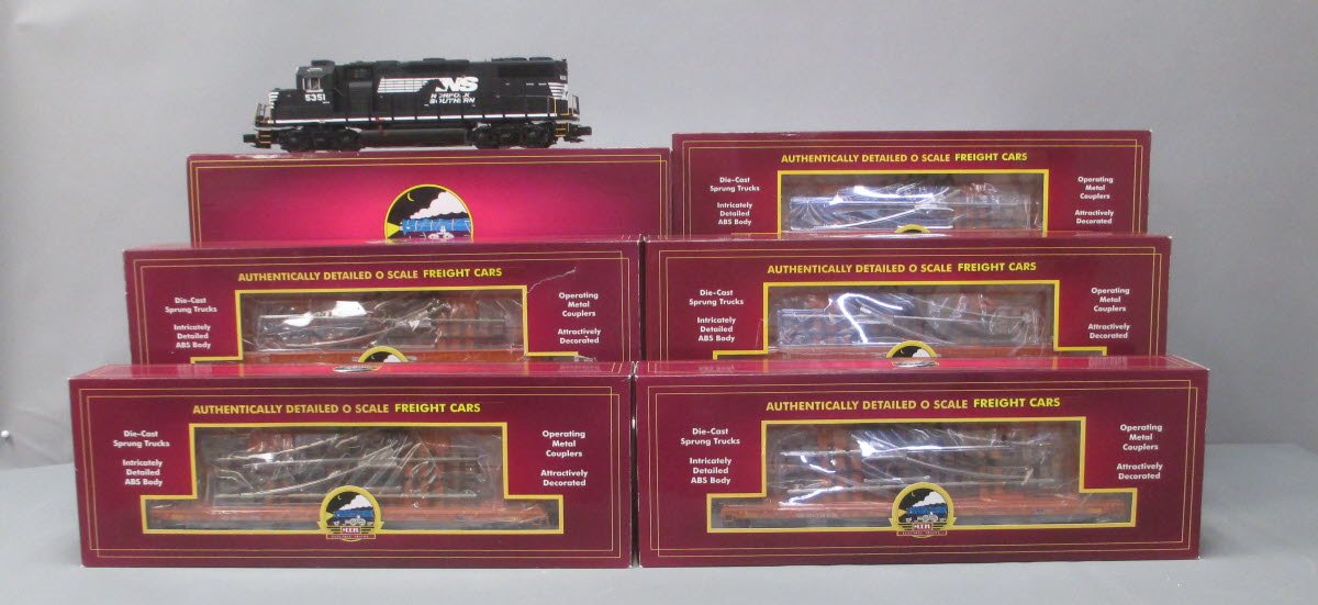 MTH 20-20479-1 O NS GP38-2 M.O.W. O Gauge Diesel Freight Train Set with PS 3.0