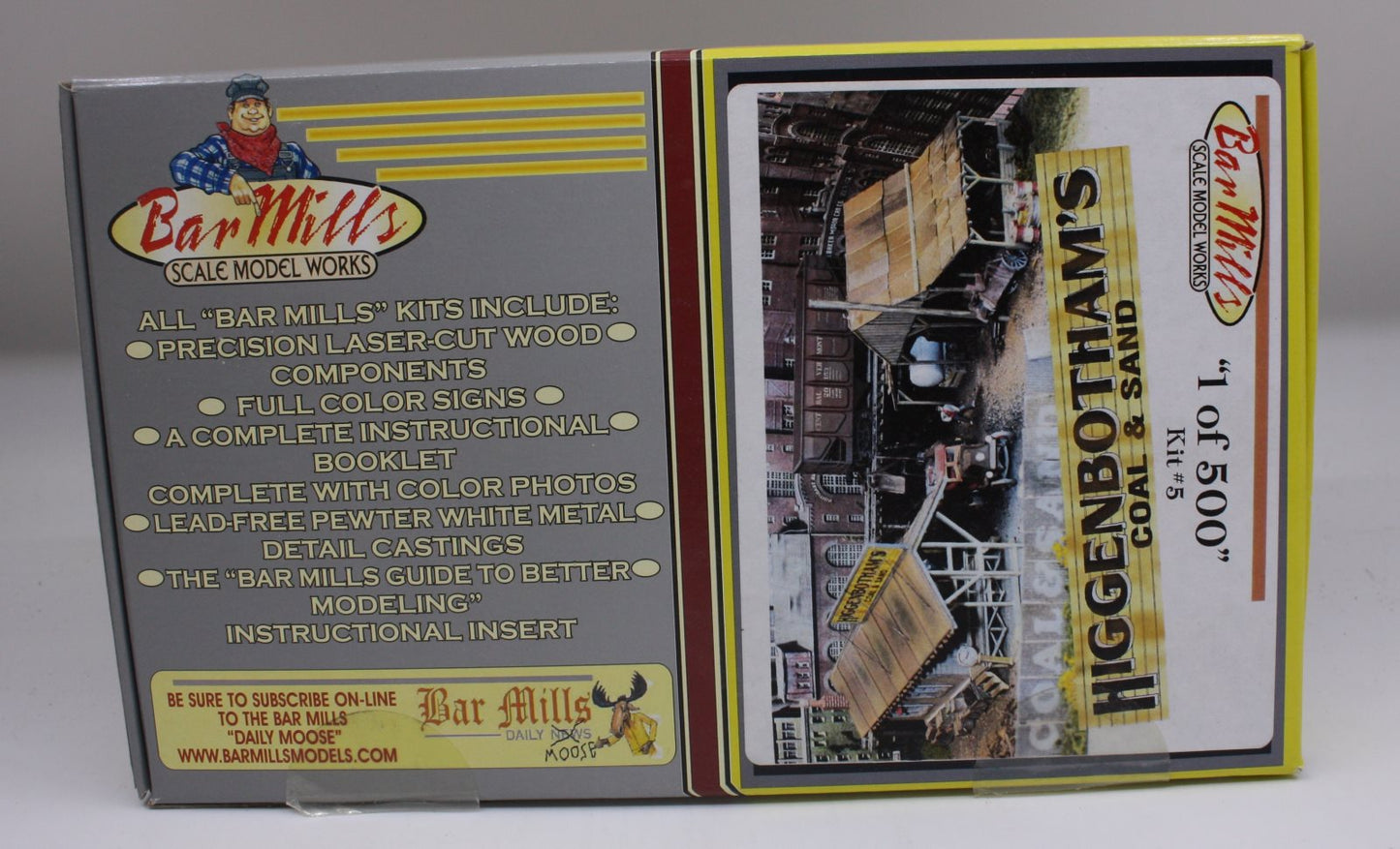 Bar Mills HO Higgenbotham's Coal and Sand Model Building Kit