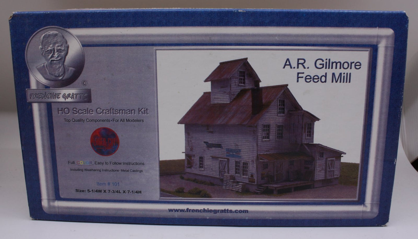 Frenchie Gratts 101 HO A.R. Gilmore Feed Mill Model Building Kit LN/Box