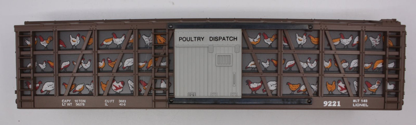 Lionel 9221-1 Poultry Body Shell Car