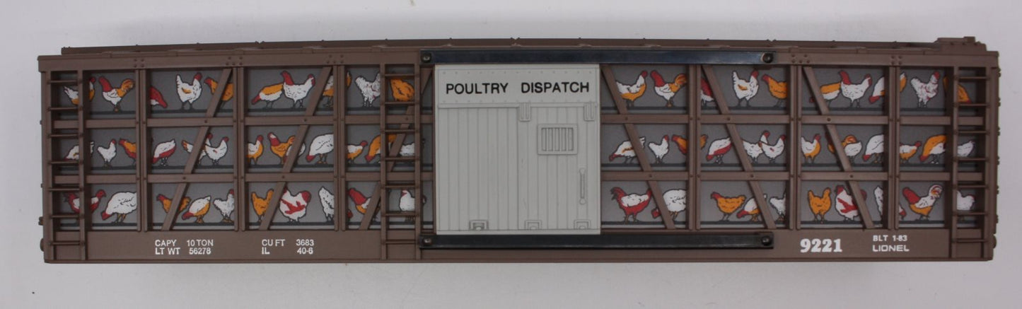Lionel 9221-1 Poultry Body Shell Car