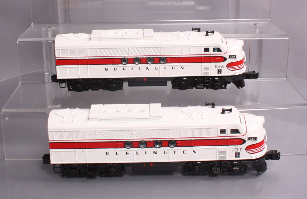Lionel 6-24511 O Gauge Burlington FT AA Diesel Locomotive Set  #113A/113D LN/Box