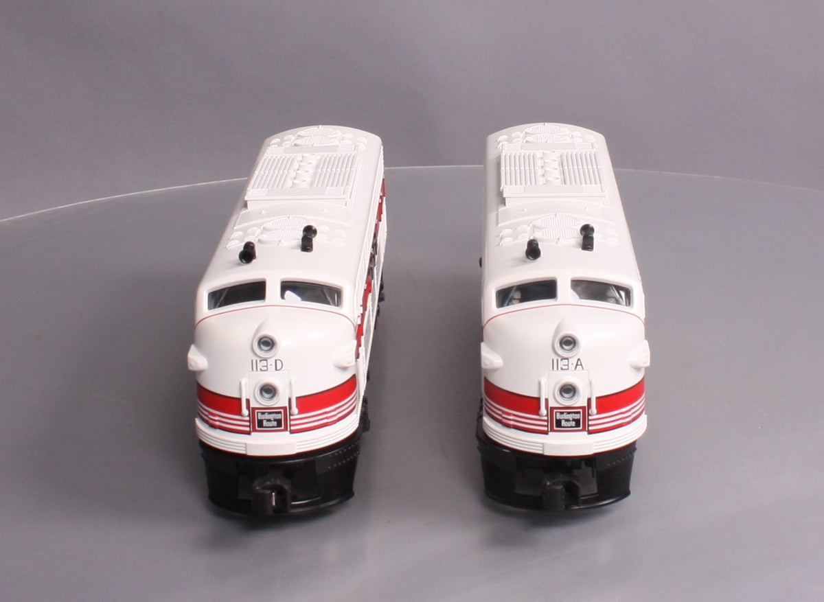 Lionel 6-24511 O Gauge Burlington FT AA Diesel Locomotive Set  #113A/113D LN/Box