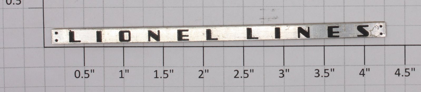 Lionel 2532-49X Lionel Lines Nameplate