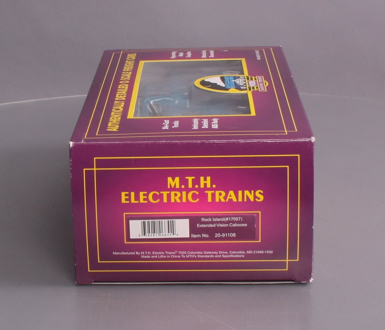 MTH 20-91108 O Gauge Rock Island Extended Vision Caboose #17057 LN/Box