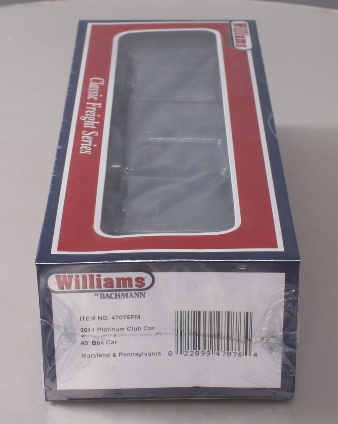Williams 47076PM O Gauge Maryland & Penn 40' 2011 Platinum Club Car MT/Box