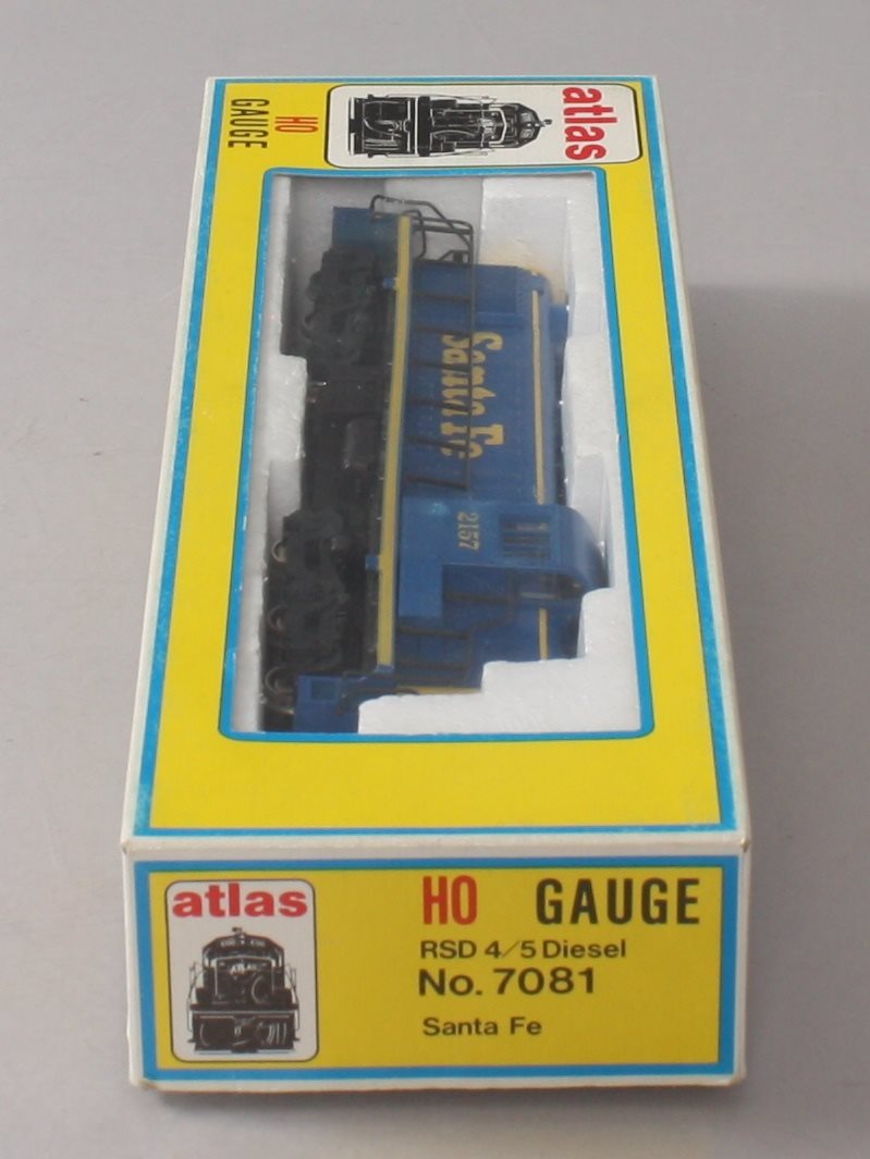 Atlas 7081 HO Santa Fe RSD 4/5 Diesel Locomotive #2157 LN/Box