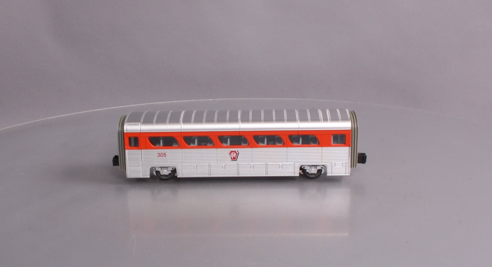 MTH 30-6166 O Gauge Pennsylvania Aerotrain Coach Passenger Car #305 LN/Box