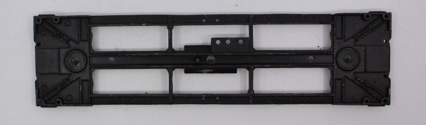 Lionel 955-6 O Gauge Black Diecast Tank Car Frame w/o Brake Wheel & Air Tank
