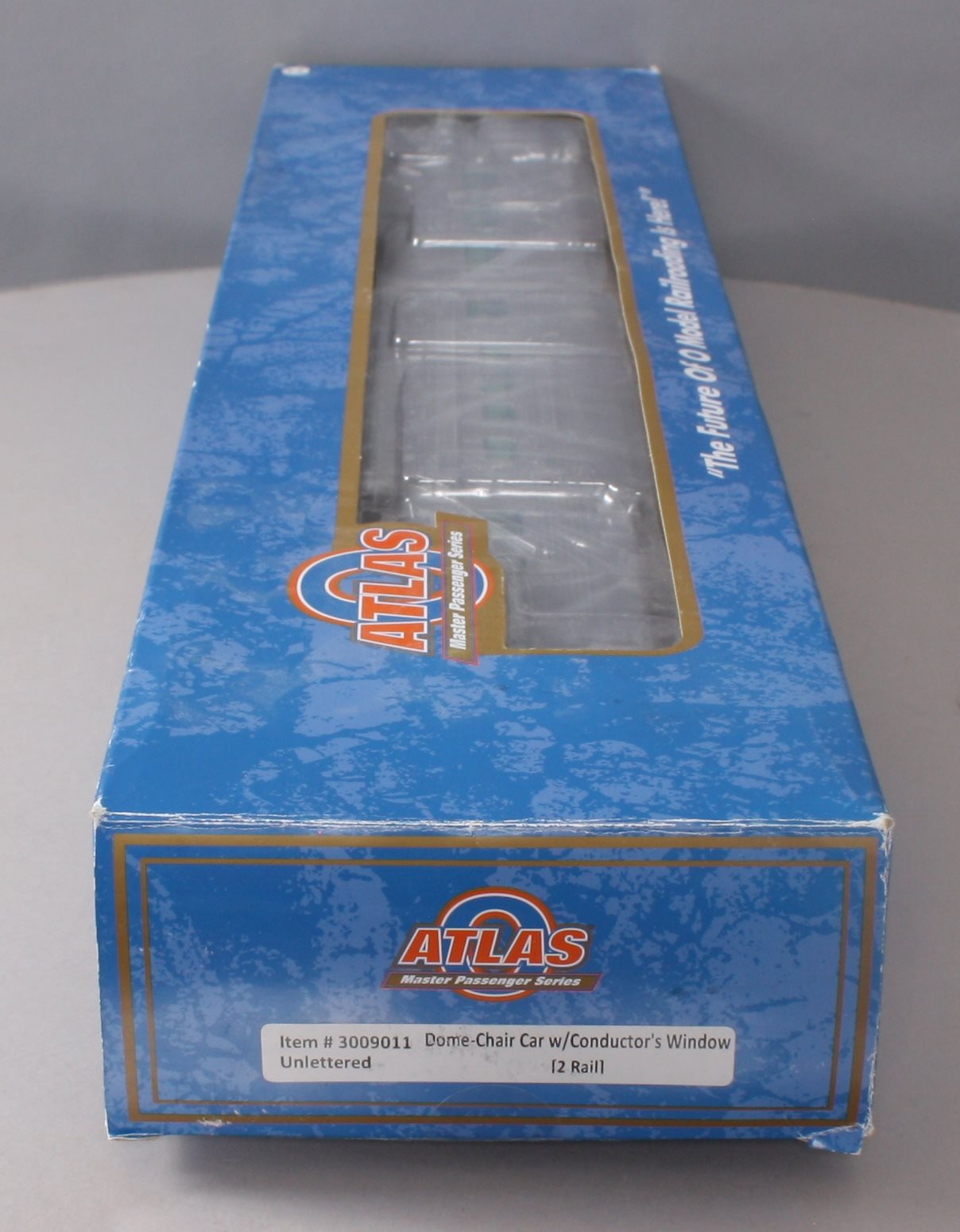 Atlas 3009011 Unlettered Vista Dome w Conductors Window (2Rail)