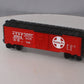 Lionel 6-9784 O Santa Fe Boxcar w/ Guinness Overstamp - Rare LN/Box