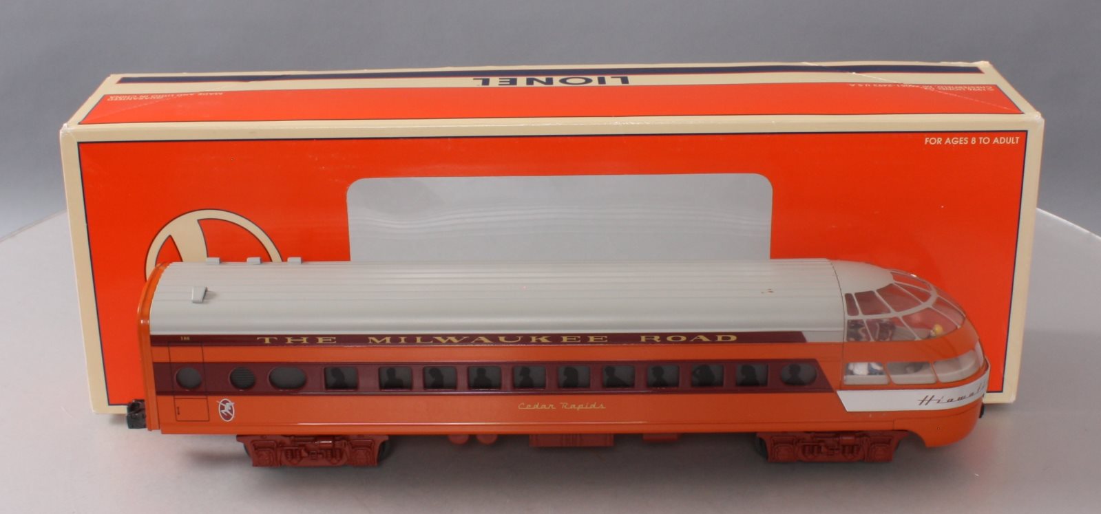 Lionel 6-19187 O Gauge Milwaukee Rd. Cedar Rapids Observation #186 NIB