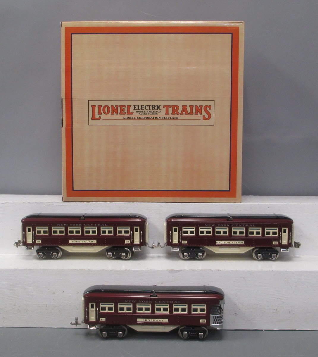 Lionel 11-6031P O Gauge 2012 LCCA 613 Series 3-Car Passenger Set LN/Box