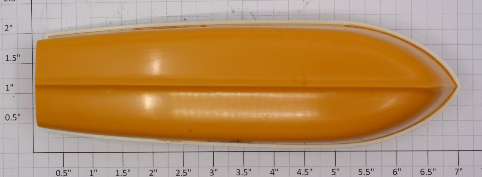 Lionel 6801-60 O Gauge Yellow Hull with White Top Boat
