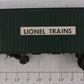 Lionel 3460-1 O Gauge Green "Lionel Trains" Trailer Van with "Fruehauf" Decals