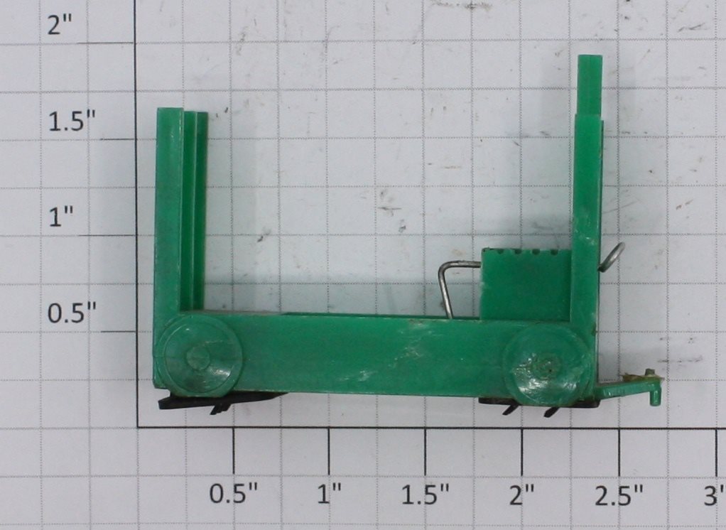 Lionel 356-35 Dark Green Baggage Cart Truck without Figure
