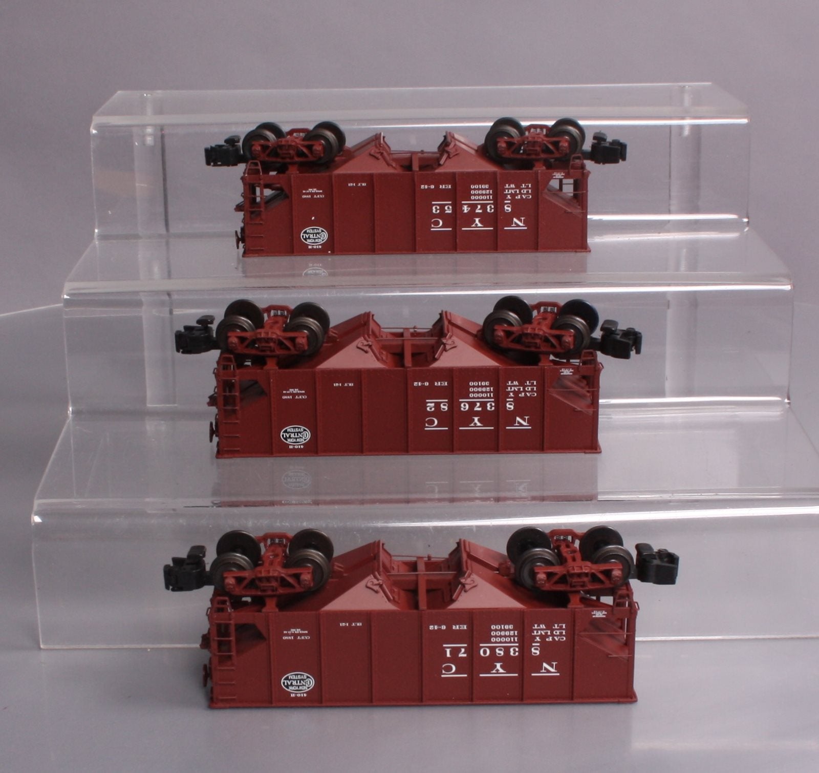 S-Helper 01190 S Scale NYC Red Hopper Car Set A EX/Box