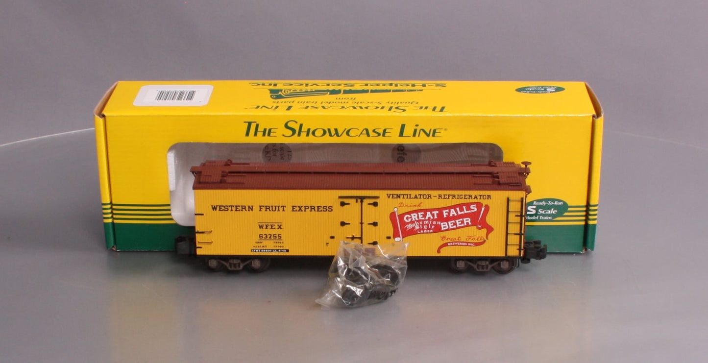 S-Helper Service 01515 S Gauge WFEX "Great Falls Beer" Reefer (Hi-Rail) #63255 LN/Box
