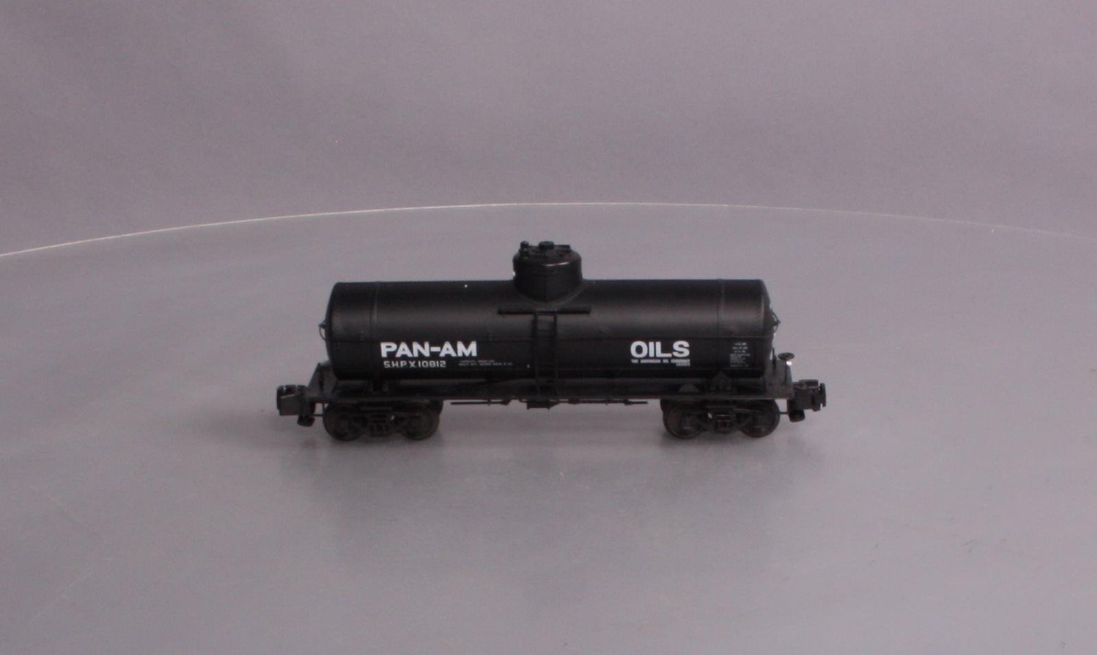 Des Plaines Hobbies DPS14092 S Scale Pan Am Oils Tank Car #10812 (Hi-Rail) LN/Box