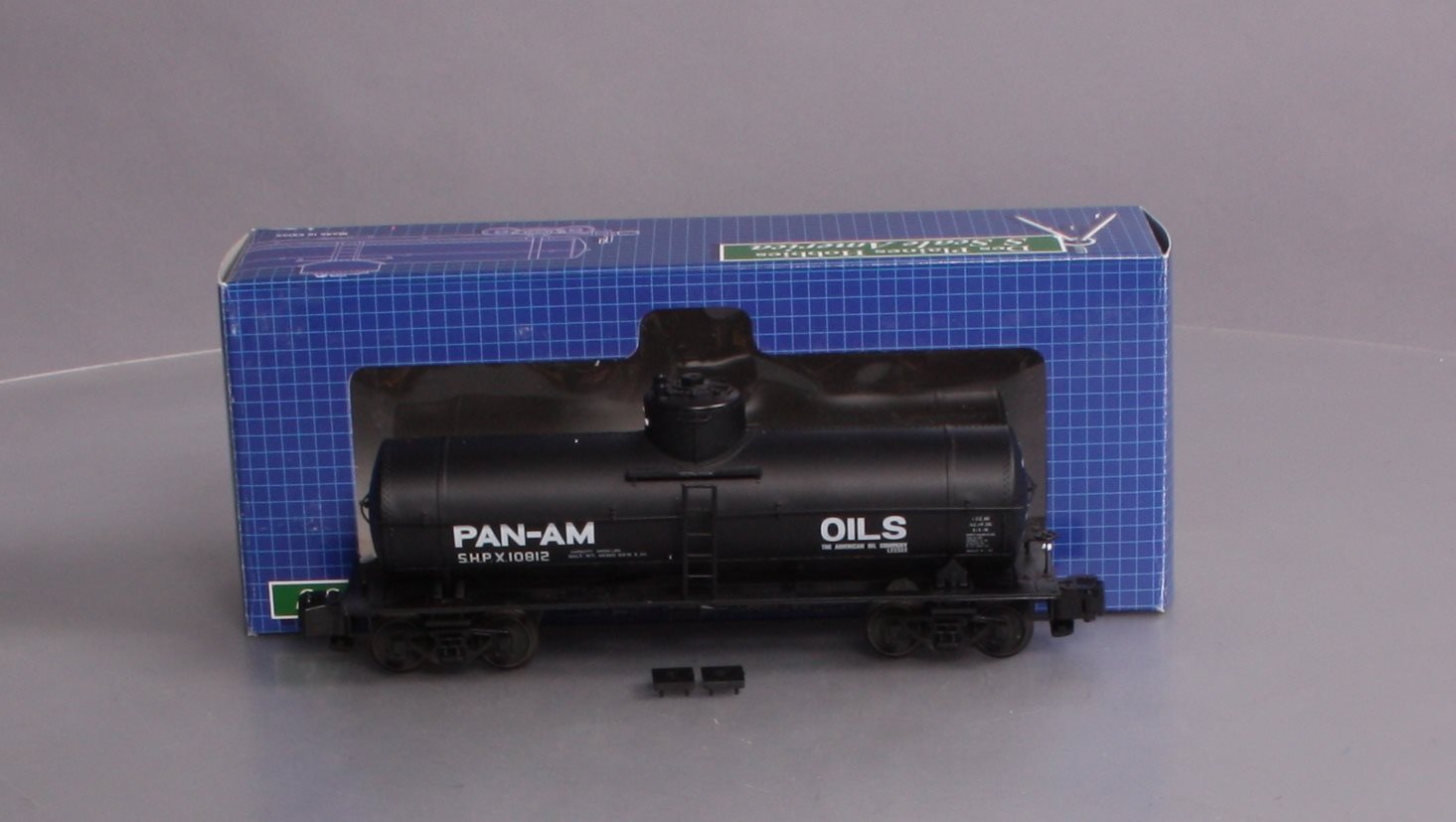 Des Plaines Hobbies DPS14092 S Scale Pan Am Oils Tank Car #10812 (Hi-Rail) LN/Box