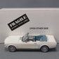 Danbury Mint 1:24 Scale 1966 Convertible White/Gray Interior Ford Mustang