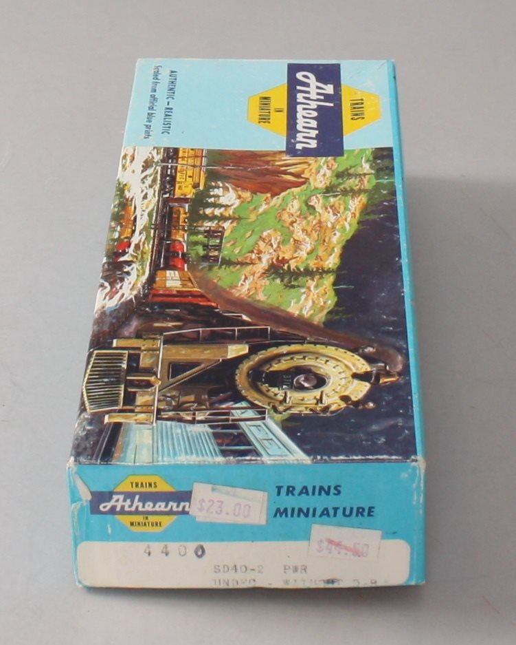 Athearn 4400 HO Undecorated SD40-2 Powered Diesel Locomotive LN/Box