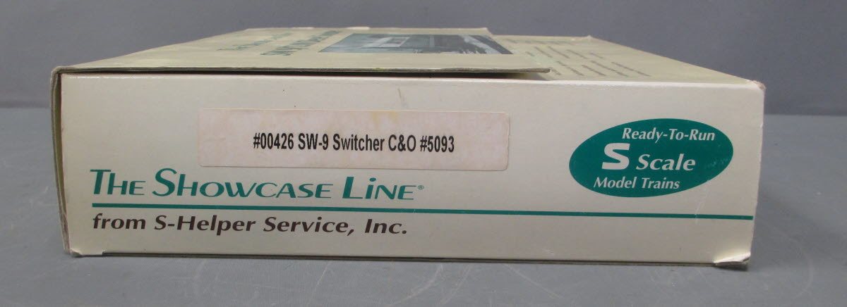 S-Helper 00426 S Gauge Chesapeake & Ohio #5093 SW-9 Diesel Switcher Locomotive EX/Box