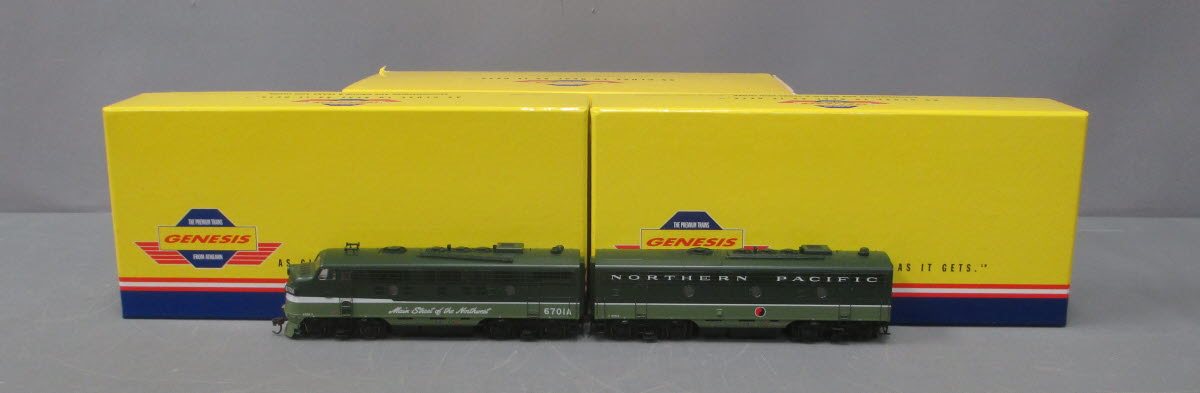 Athearn G3201 HO Scale Northern Pacific EMD F9AB Diesel Locomotive Set LN/Box