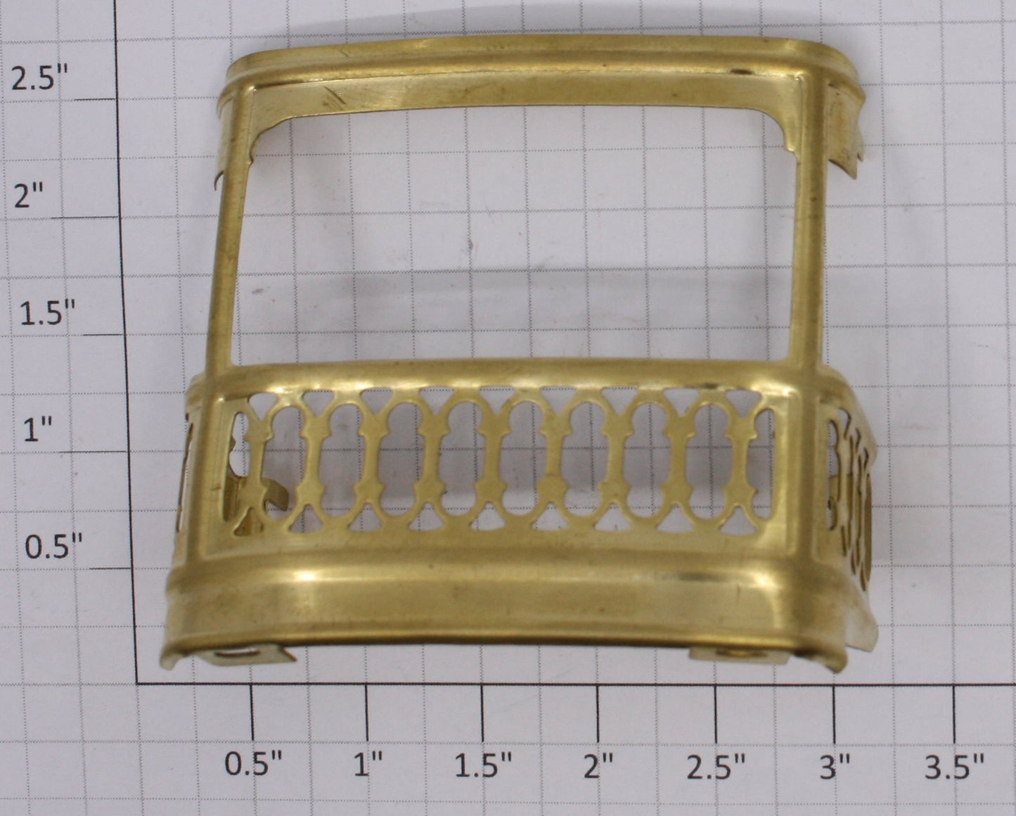 Lionel 712-2 Brass Prewar O Gauge Observation Platform End
