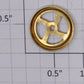 Lionel 211-15 3/4" Early Brass Brake Wheel for 200-500 Series Freight Cars