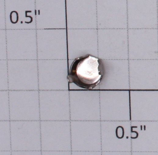 Lionel 211-16 3/4" Early Nickel Brake Wheel Cap for 200-500 Series Cars