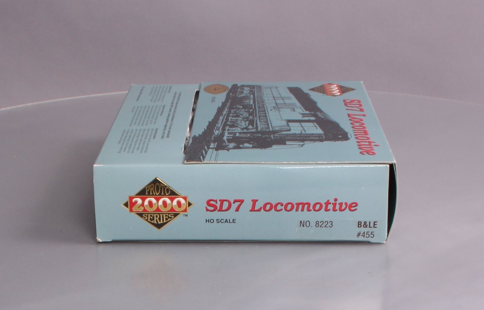Proto 2000 8223 HO Bessemer & Lake Erie SD7 Locomotive #455 EX/Box