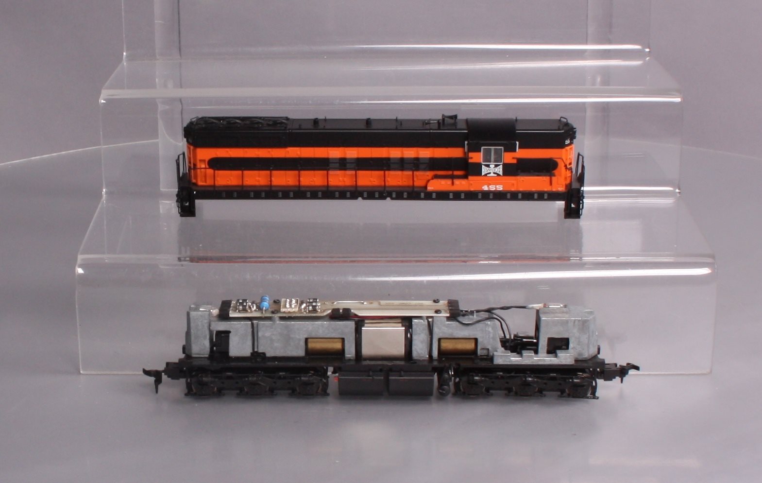 Proto 2000 8223 HO Bessemer & Lake Erie SD7 Locomotive #455 EX/Box