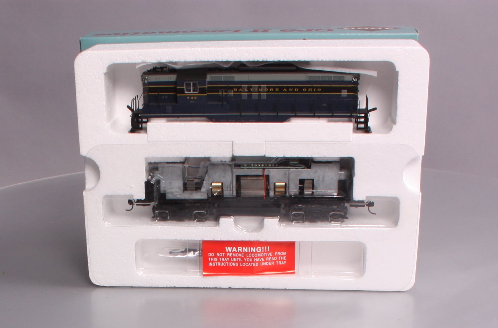 Proto 2000 23698 HO Baltimore & Ohio GP9 Phase II Diesel Engine #748