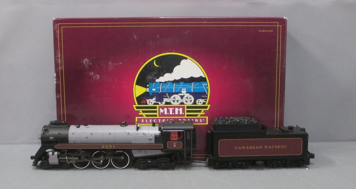 MTH 20-3313-1 Canadian Pacific 4-6-4 Royal Hudson Steam Engine w/PS2 #2851